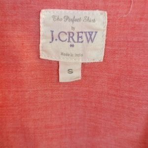 J Crew long sleeve button-down gauze top Small